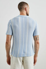 ETANNE POLO SHIRT - MERIDIAN ECRU STRIPE| Rails for sale