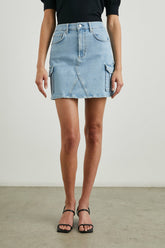 LAUREL CARGO SKIRT - CRYSTAL BLUE| Rails on sale