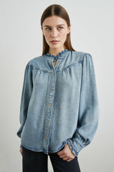 ALANNA SHIRT - ANTIQUE INDIGO| Rails discount