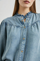 ALANNA SHIRT - ANTIQUE INDIGO| Rails discount