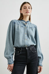 ALANNA SHIRT - ANTIQUE INDIGO| Rails discount