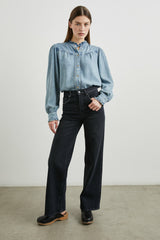 ALANNA SHIRT - ANTIQUE INDIGO| Rails discount