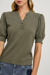 JEWEL TOP - WASHED OLIVE| Rails for sale