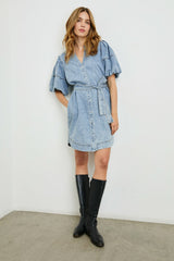 KINGSLEY DRESS - FADED INDIGO| Rails outlet