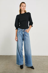 LANDYN TOP - BLACK| Rails on sale