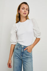 LANDYN TOP - WHITE| Rails on sale