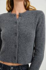 MATILDA CARDIGAN - CHARCOAL| Rails discount