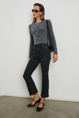 MATILDA CARDIGAN - CHARCOAL| Rails discount