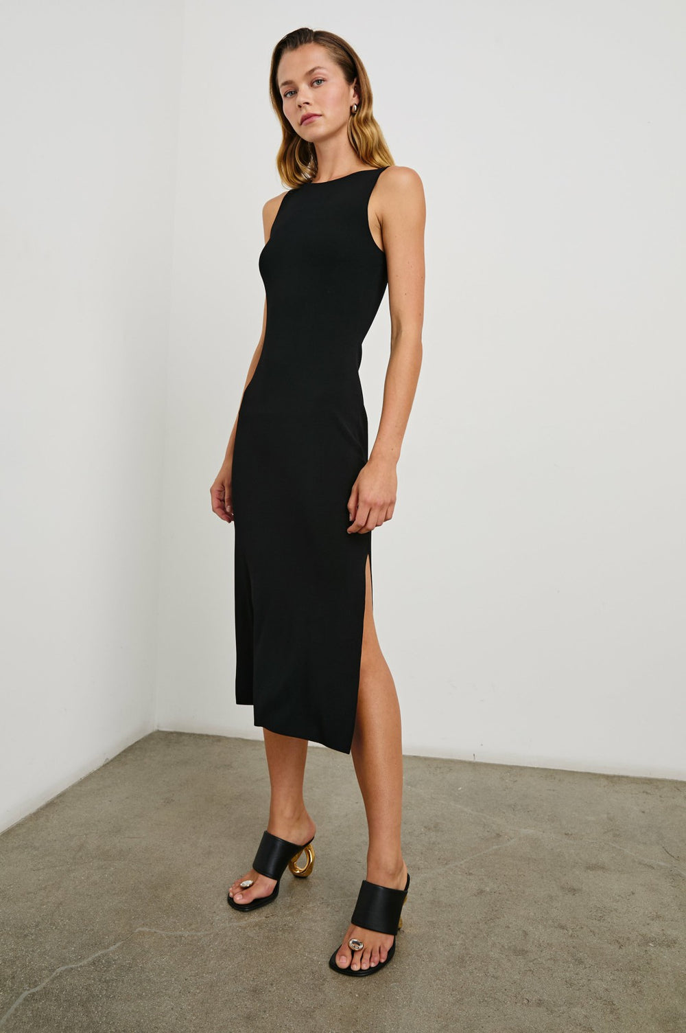 ALORA DRESS - BLACK| Rails online