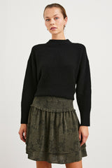 ADDISON SKIRT - OLIVE PEBBLE| Rails outlet
