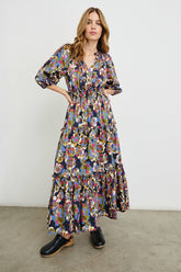 CATERINE DRESS - NAVY WILDFLOWER| Rails sale