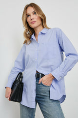 ELSA SHIRT - OXFORD WHITE STRIPE| Rails outlet