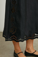 MCKENNA DRESS - BLACK EYELET| Rails US