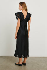 MCKENNA DRESS - BLACK EYELET| Rails US