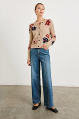 MILLIE CARDIGAN - MAUVE MEADOW| Rails outlet
