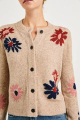 MILLIE CARDIGAN - MAUVE MEADOW| Rails outlet