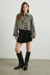 NORTH JACKET - TEAL MULTI CHECK| Rails on sale