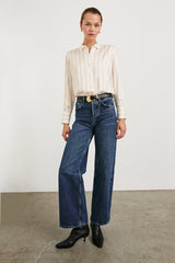 SAIGE SHIRT - BRIXTON STRIPE| Rails on sale
