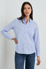 STINA SHIRT - OXFORD WHITE STRIPE| Rails online