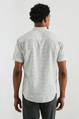 CARSON SHIRT - CROP CIRCLE WHITE| Rails sale