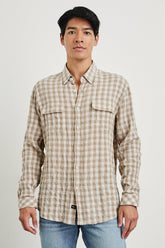 POWELL SHIRT - TUMBLEWEED DUNE| Rails outlet