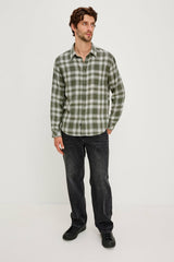 LENNOX SHIRT - DEEP MEADOW WHITE| Rails sale