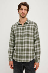 LENNOX SHIRT - DEEP MEADOW WHITE| Rails sale