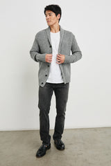 CORDEN CARDIGAN - MONOCHROMATIC SPECKLE| Rails discount