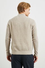 STARK QUARTER ZIP - OAT MELANGE| Rails near me