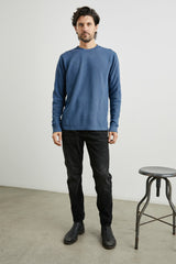RHEESE LONG SLEEVE TEE - STEEL| Rails on sale