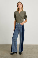 GETTY PANELED WIDE LEG - TWILIGHT SHADOW| Rails for sale