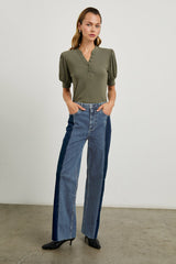 GETTY PANELED WIDE LEG - TWILIGHT SHADOW| Rails for sale