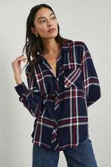 HUNTER SHIRT - PATRIOT NAVY RED| Rails sale