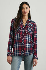 KENDRA SHIRT - NAVY RED WHITE| Rails outlet