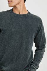 RHEESE LONG SLEEVE TEE - WASHED BLACK| Rails discount