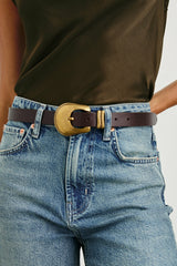 RODEO BELT - BROWN GOLD| Rails outlet