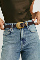 RODEO BELT - BROWN GOLD| Rails outlet