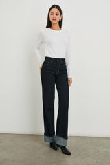 GETTY WIDE LEG - MIDNIGHT BLUES CUFFED| Rails US