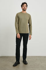 RHEESE LONG SLEEVE TEE - GREEN OLIVE| Rails near me