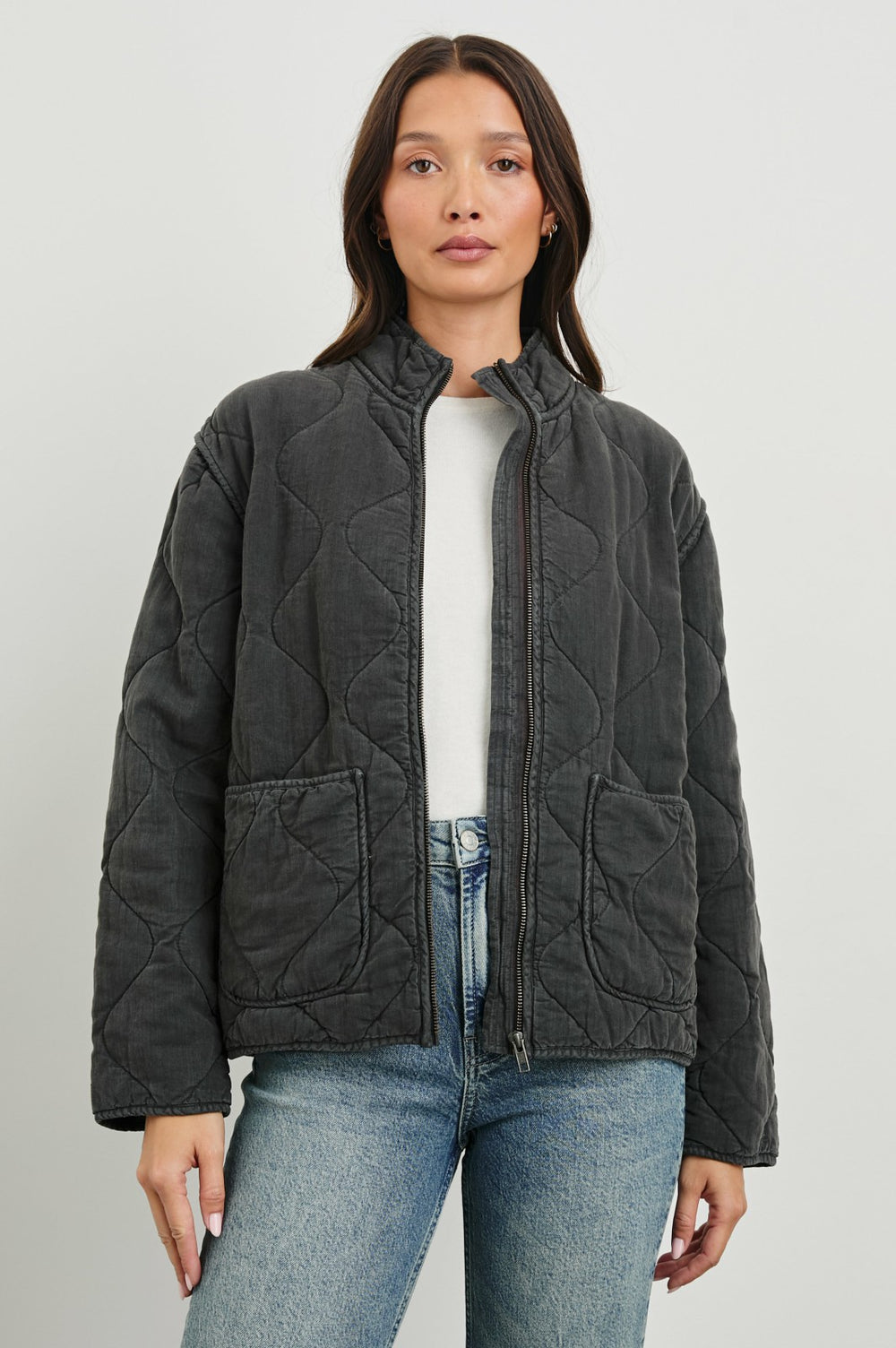 DENVER JACKET - FADED BLACK| Rails discount