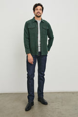 BURR SHIRT JACKET - CREEPING VINE| Rails online