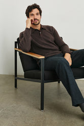 HERRINGTON SWEATER - BROWN HERRINGBONE MELANGE| Rails on sale
