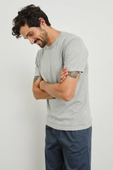 MASON COTTON CASHMERE T-SHIRT - HEATHER GREY| Rails sale