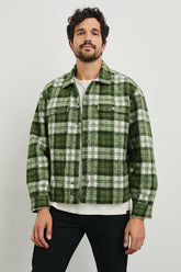 SAXON JACKET - GREEN MIST| Rails outlet