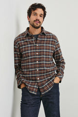 FORREST SHIRT - HICKORY BLUE MELANGE| Rails US