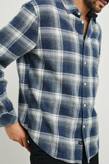 LENNOX SHIRT - CHARCOAL LAPIS| Rails near me
