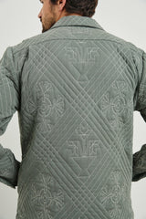CLAUDE SHIRT JACKET - BASIL ECRU QUILT| Rails for sale