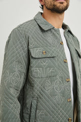 CLAUDE SHIRT JACKET - BASIL ECRU QUILT| Rails for sale