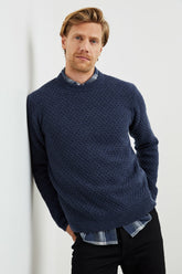 CARRICK SWEATER - NAVY HEATHER| Rails for sale
