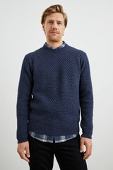 CARRICK SWEATER - NAVY HEATHER| Rails for sale